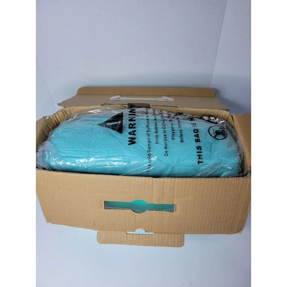 Three Geese Pinch Pleat Waterfowl Feathers and Down Comforter Queen Size Duvet